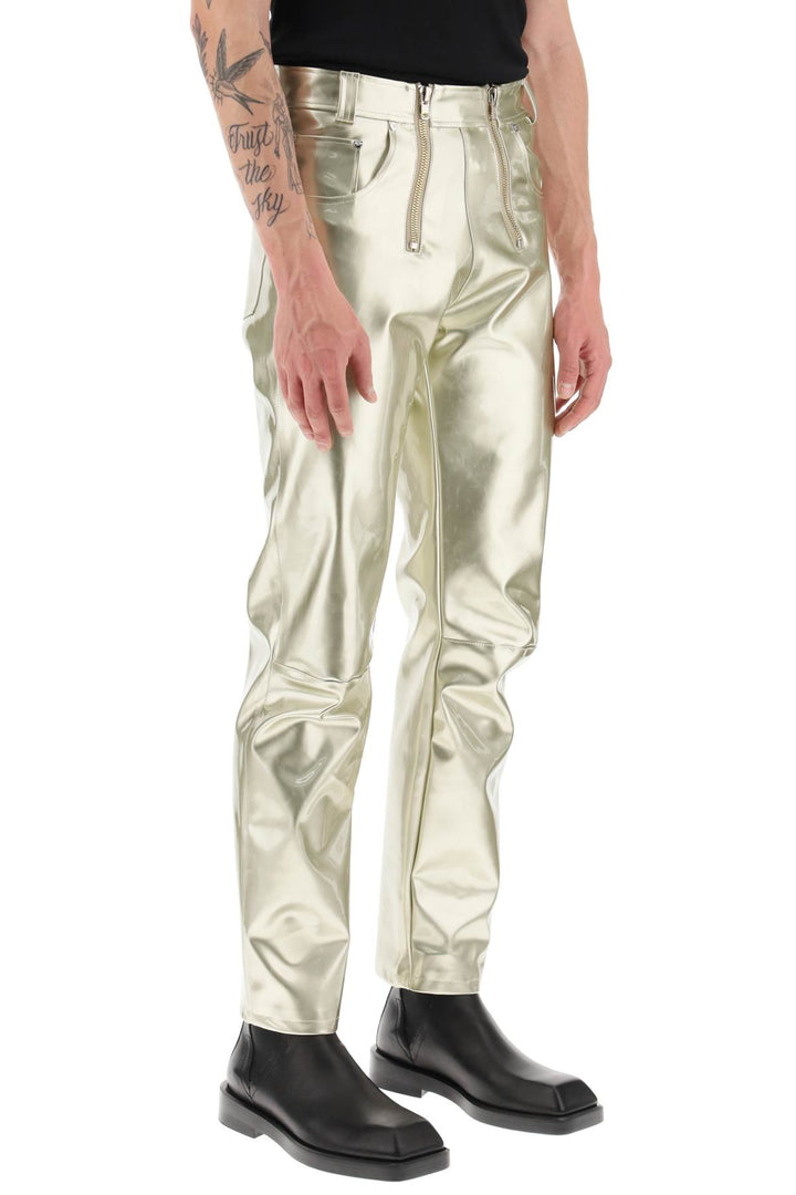 Double Zip Vinyl Pants - Gmbh - Men