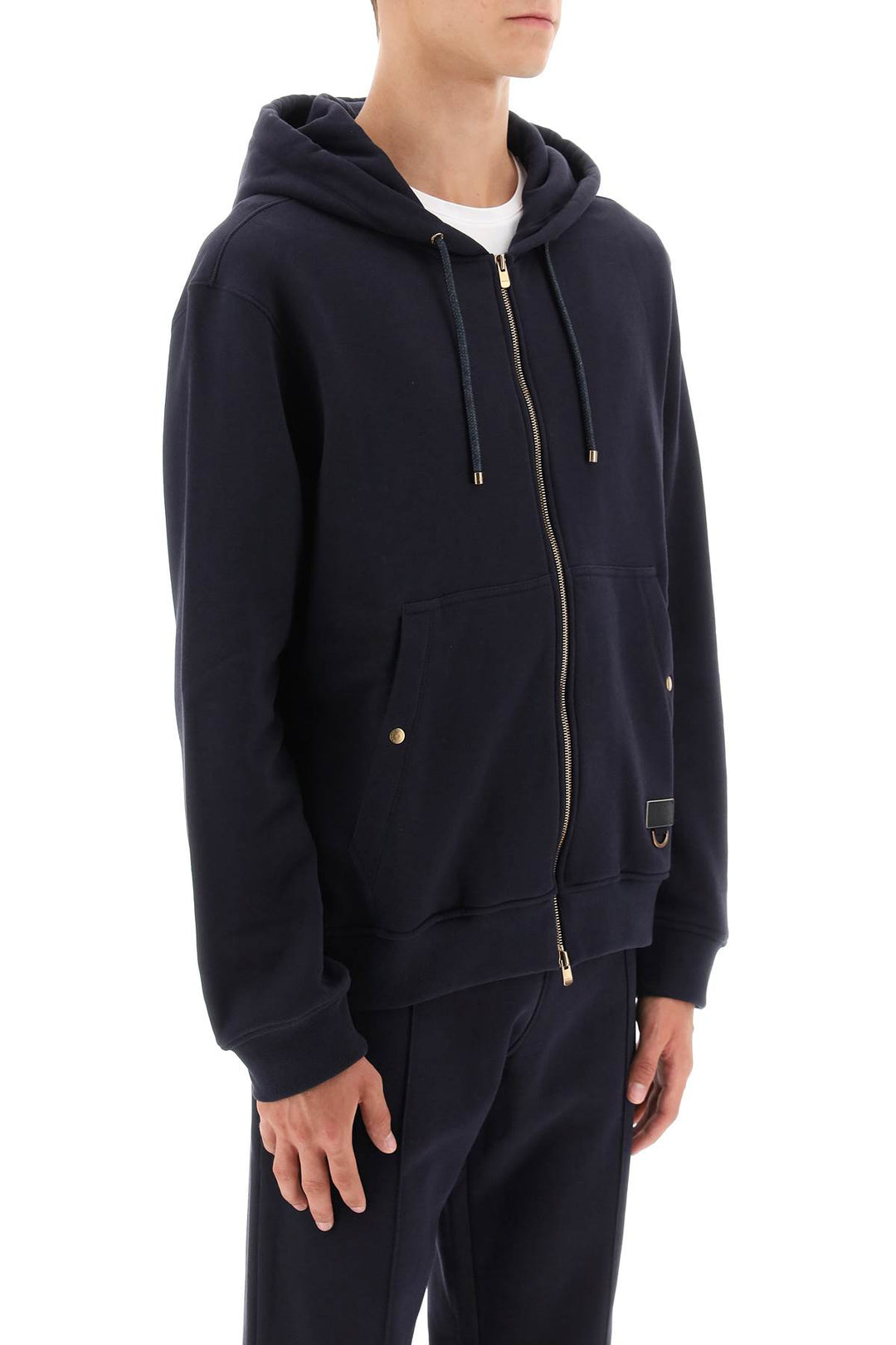 Cotton And Cashmere Hoodie - Agnona - Men