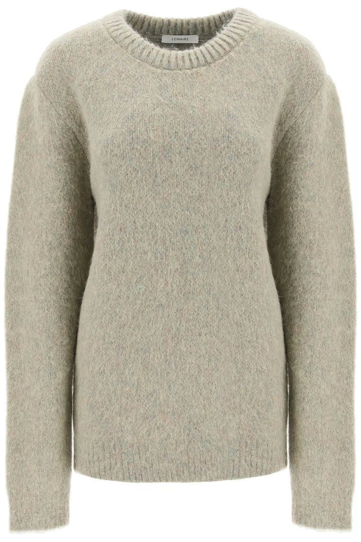 Sweater In Melange Effect Brushed Yarn - Lemaire - Women