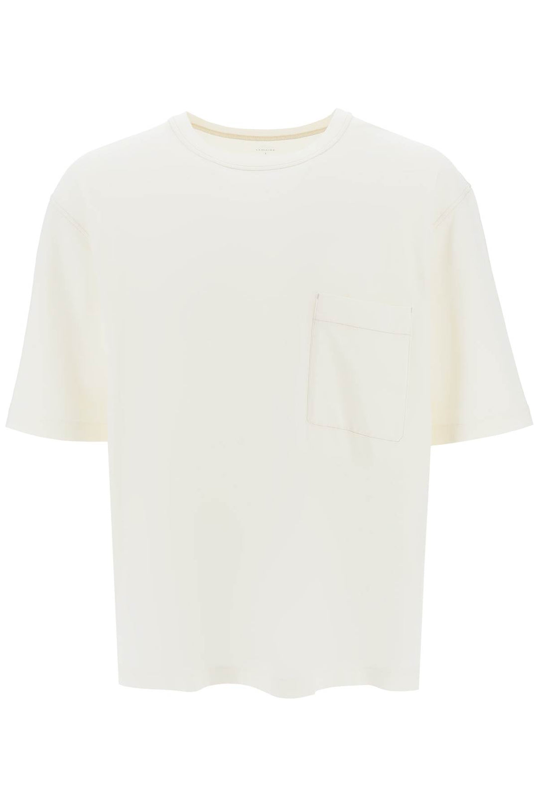 Oversized T Shirt With Patch Pocket - Lemaire - Men