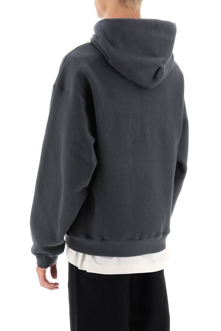 Hoodie In Fleece Back Cotton - Lemaire - Men