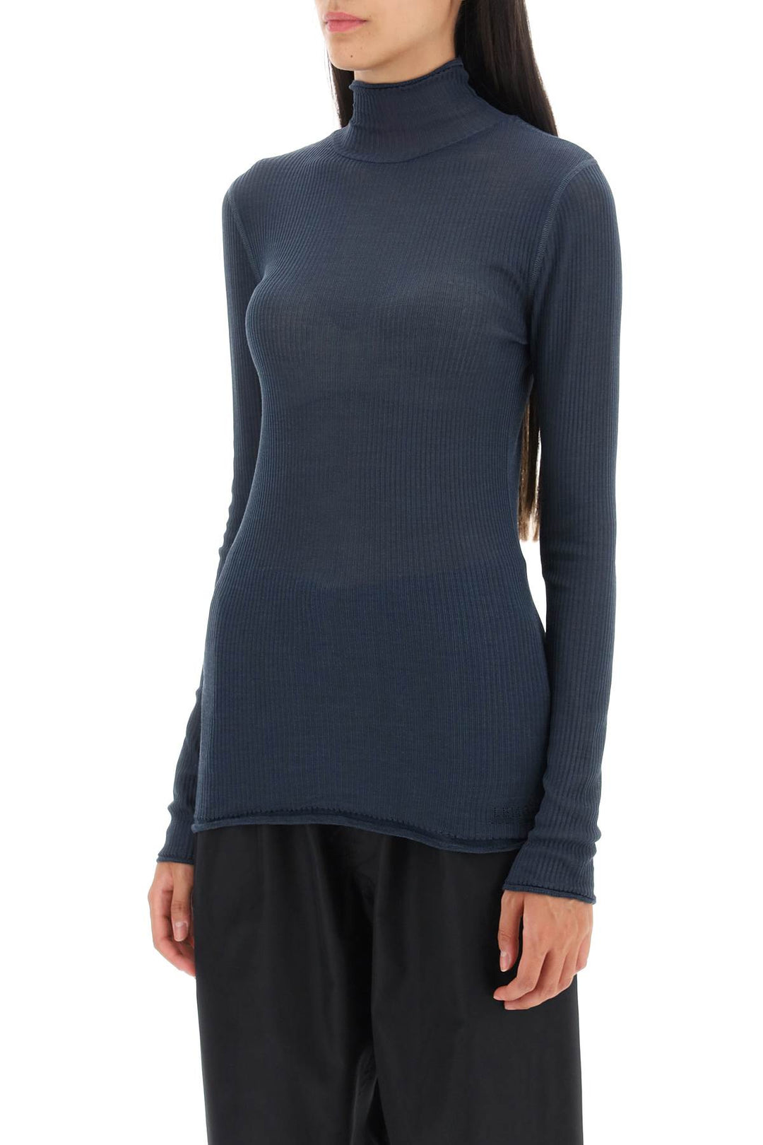 Seamless Silk Turtleneck Sweater - Lemaire - Women