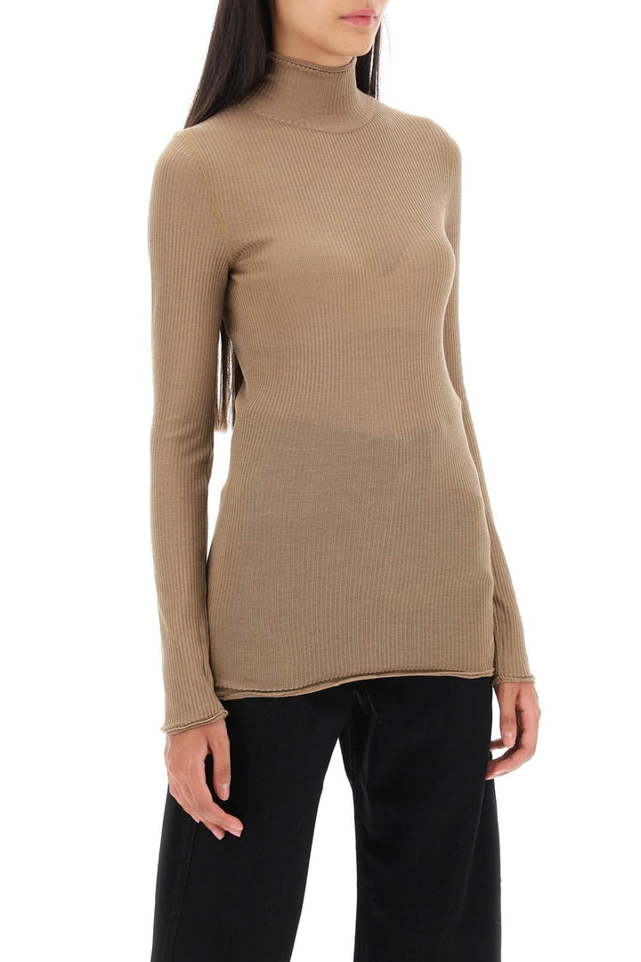 Seamless Silk Turtleneck Sweater - Lemaire - Women