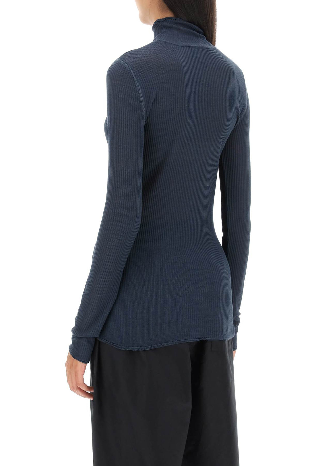 Seamless Silk Turtleneck Sweater - Lemaire - Women