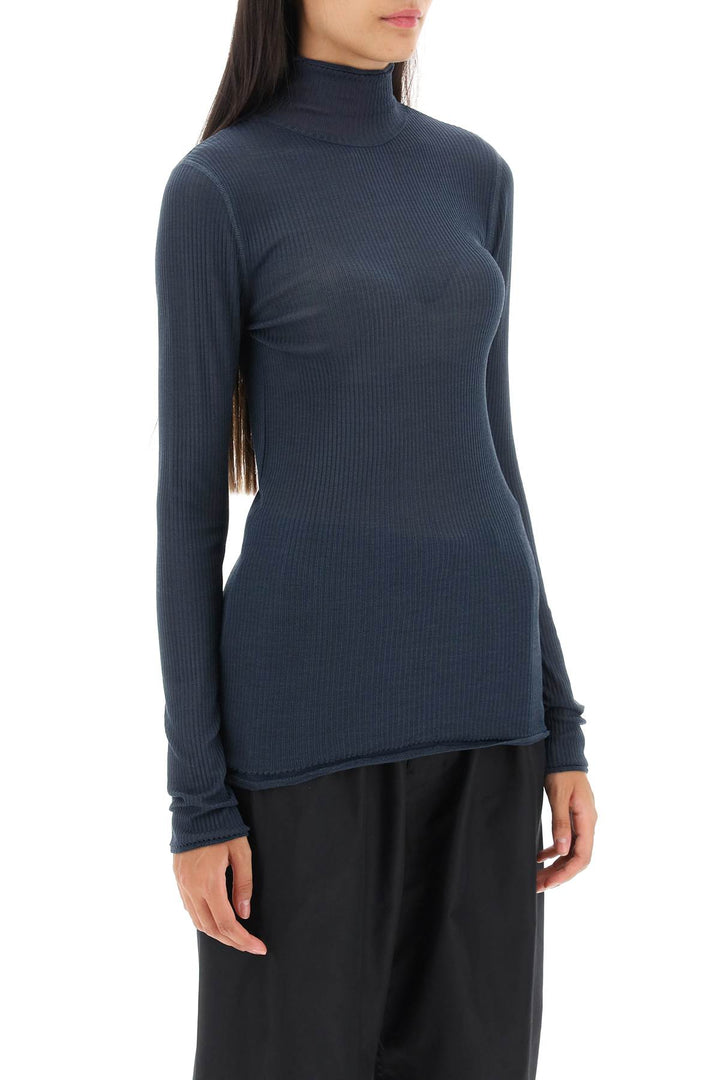 Seamless Silk Turtleneck Sweater - Lemaire - Women