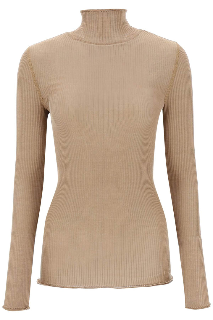 Seamless Silk Turtleneck Sweater - Lemaire - Women