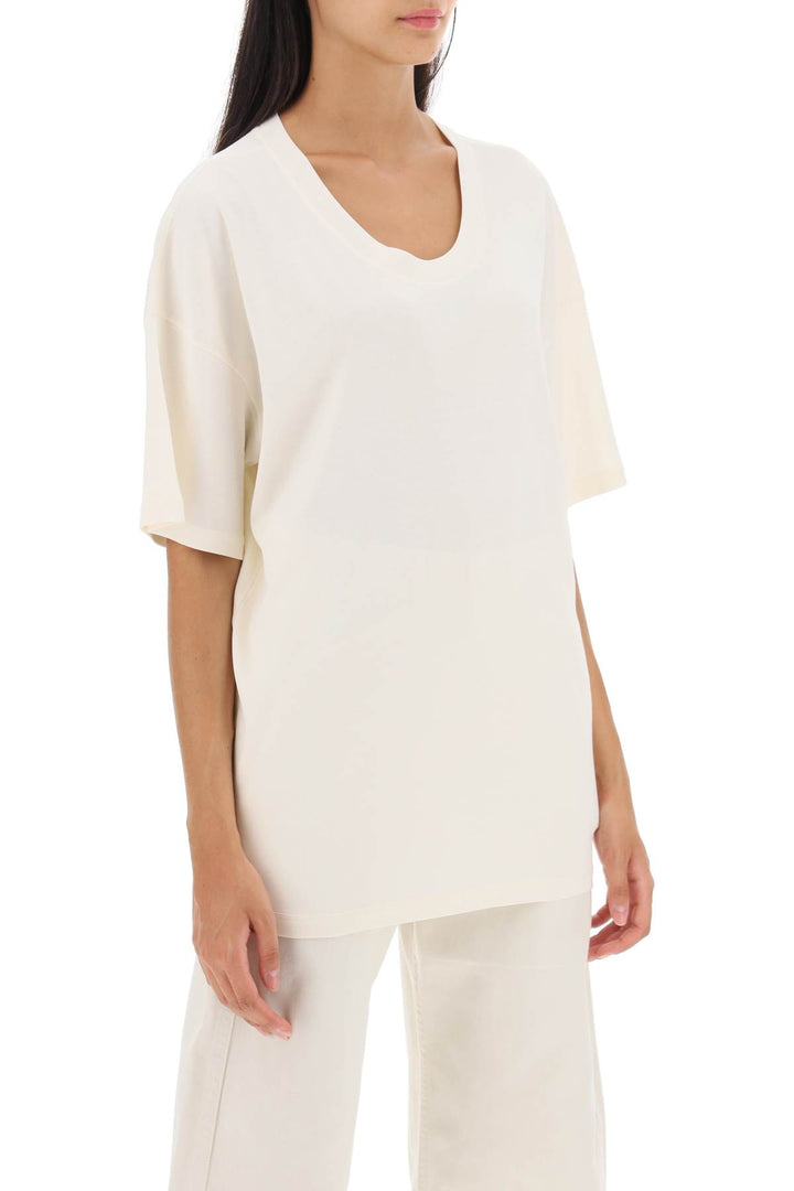 Oversized T Shirt In Cotton - Lemaire - Women