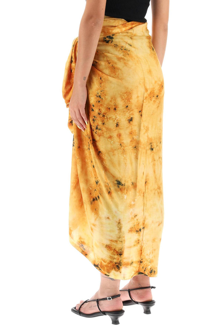 Sarong In Tie Dye Cotton - Sun Chasers - Women