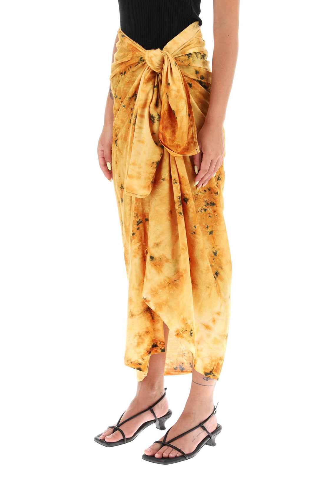 Sarong In Tie Dye Cotton - Sun Chasers - Women