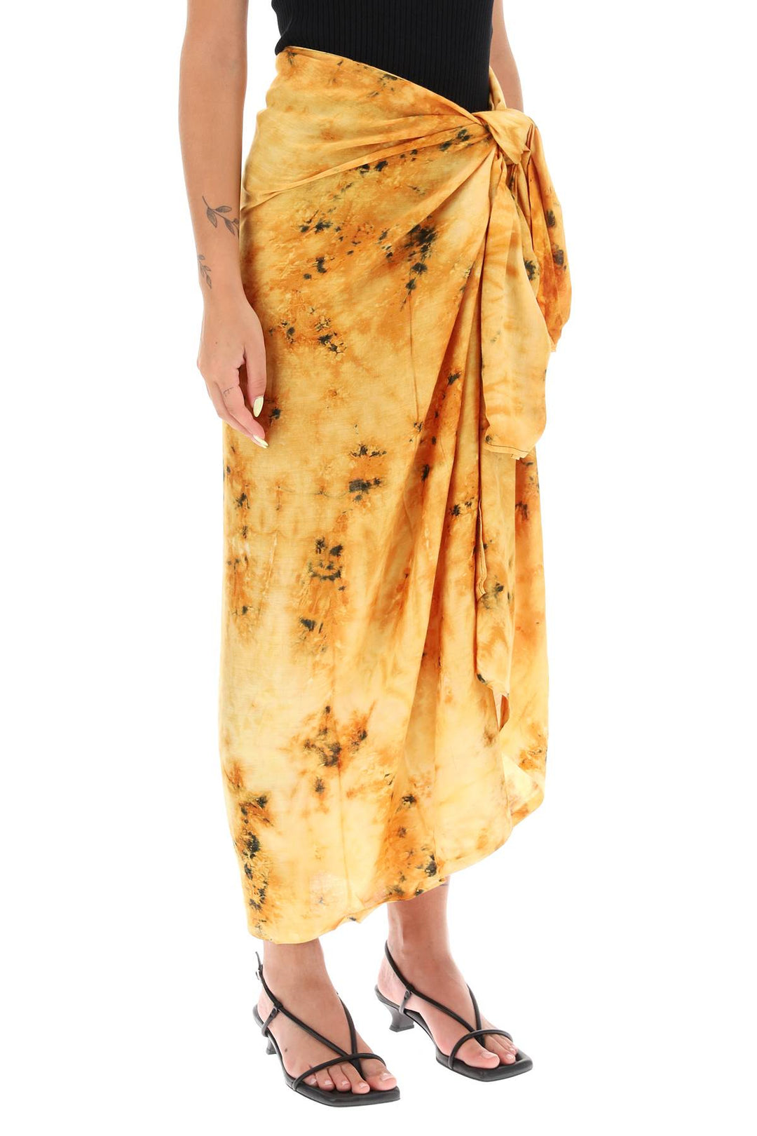 Sarong In Tie Dye Cotton - Sun Chasers - Women