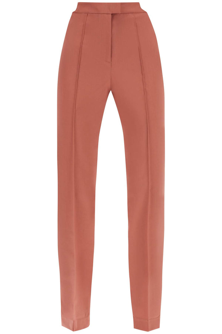 Cool Virgin Wool Pants With Heart Shaped Details - Nensi Dojaka - Women