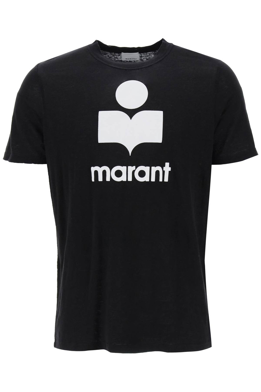 'Karman' Logo Linen T Shirt - Marant - Men