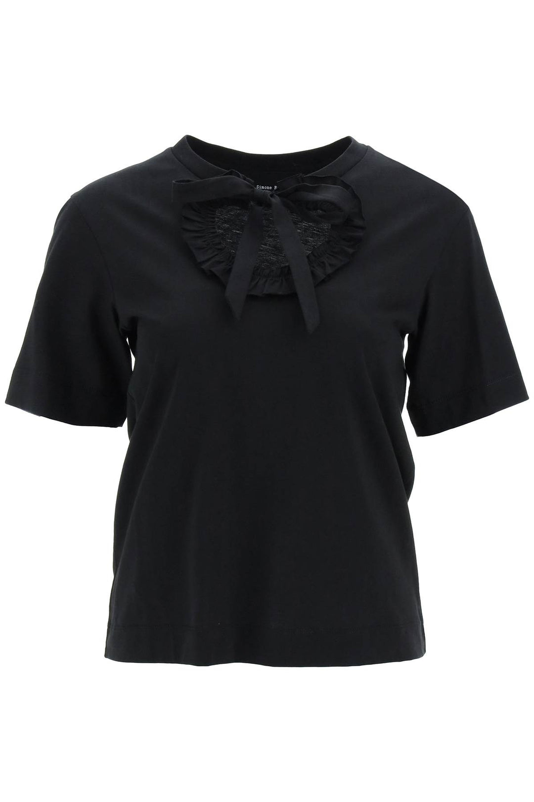 T Shirt With Heart Shaped Cut Out - Simone Rocha - Women