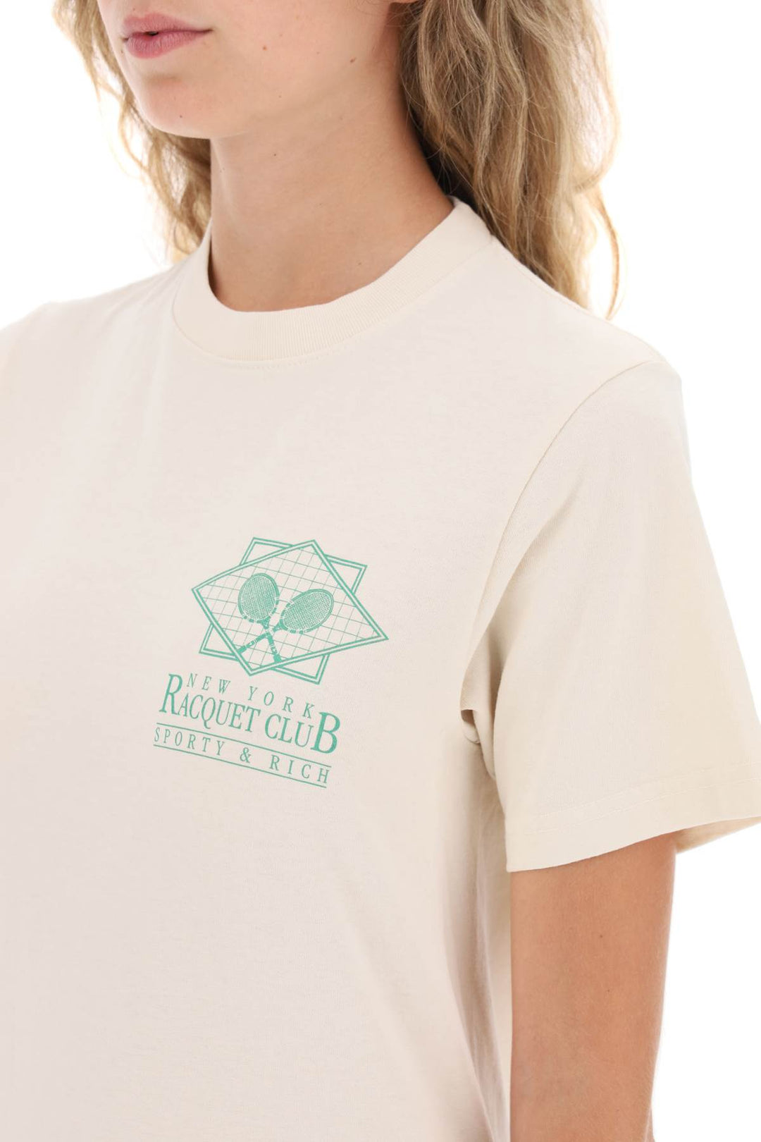 'Ny Racquet Club' T Shirt - Sporty Rich - Women