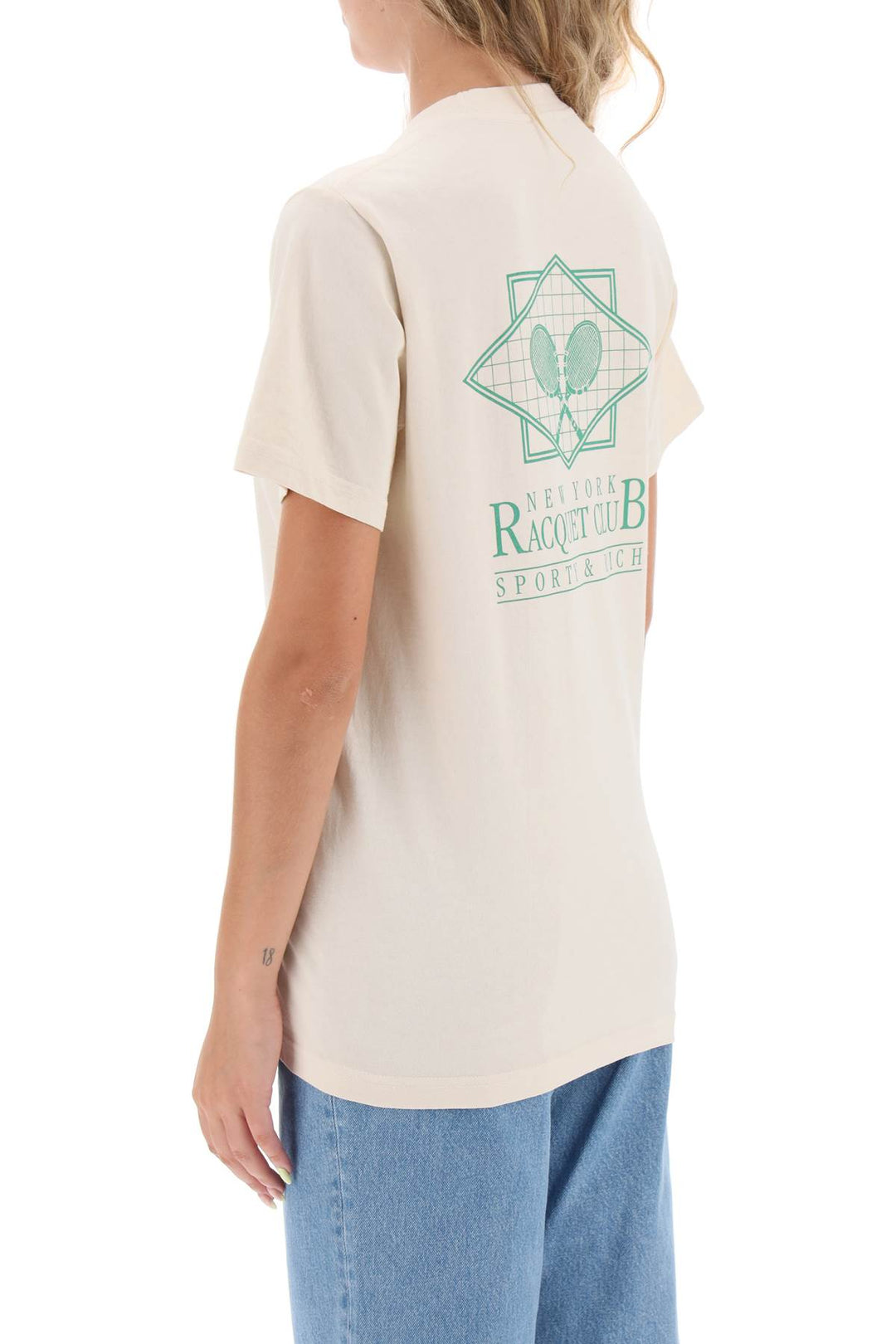 'Ny Racquet Club' T Shirt - Sporty Rich - Women