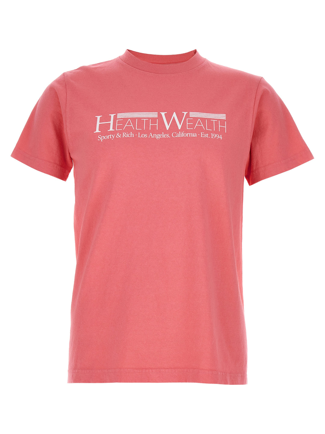 Health Wealth 94 T-Shirt Pink