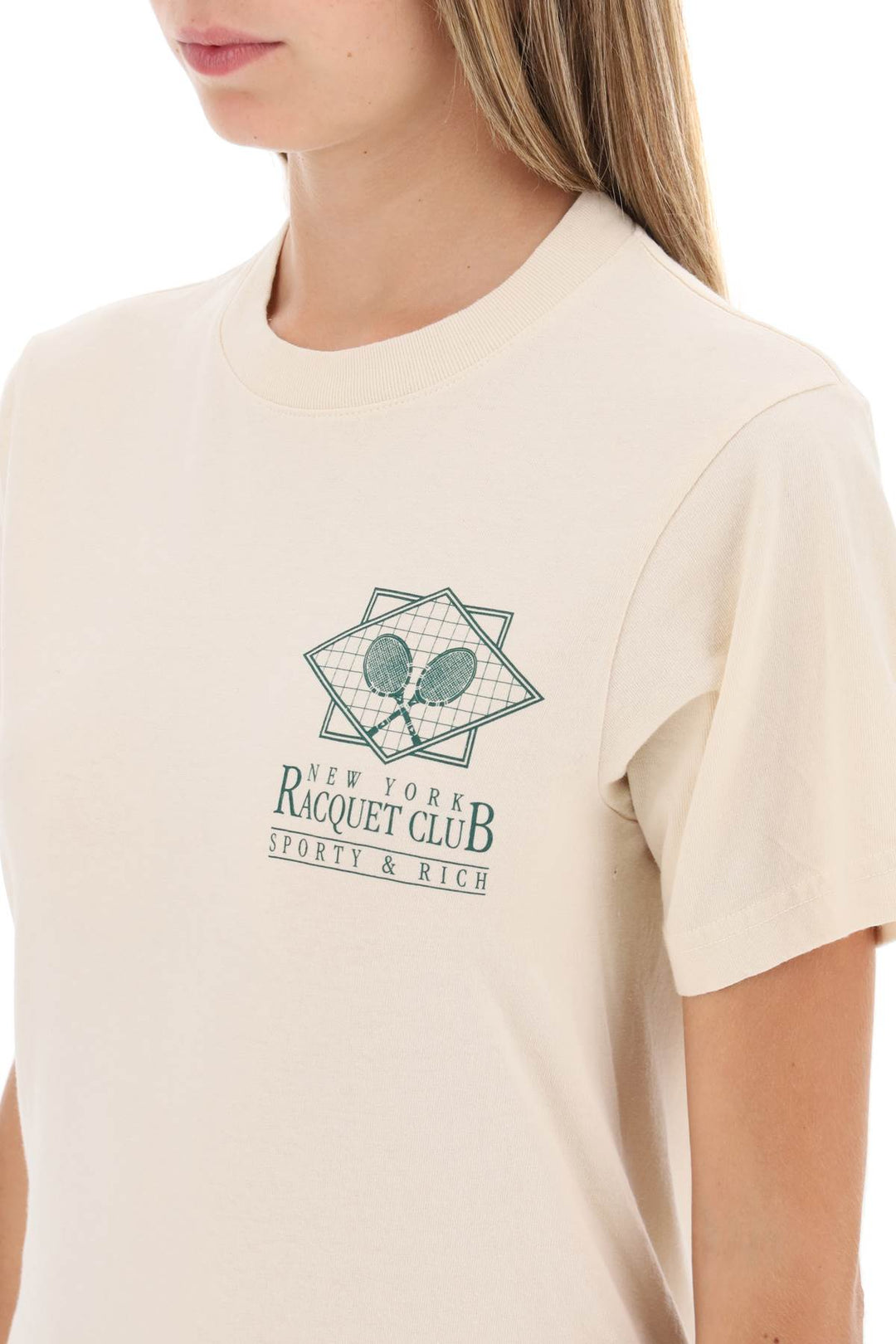 'Ny Racquet Club' T Shirt - Sporty Rich - Women