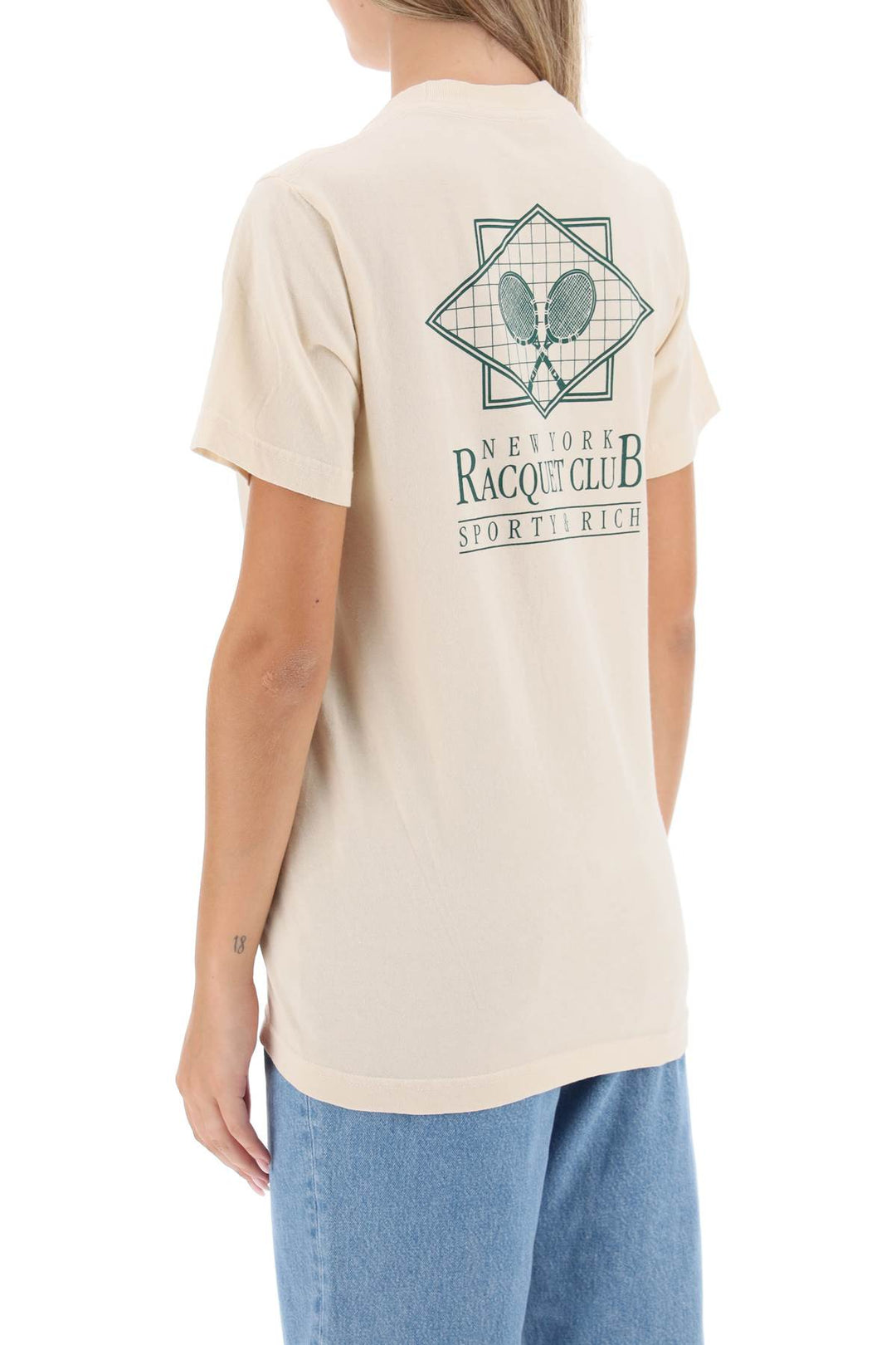 'Ny Racquet Club' T Shirt - Sporty Rich - Women