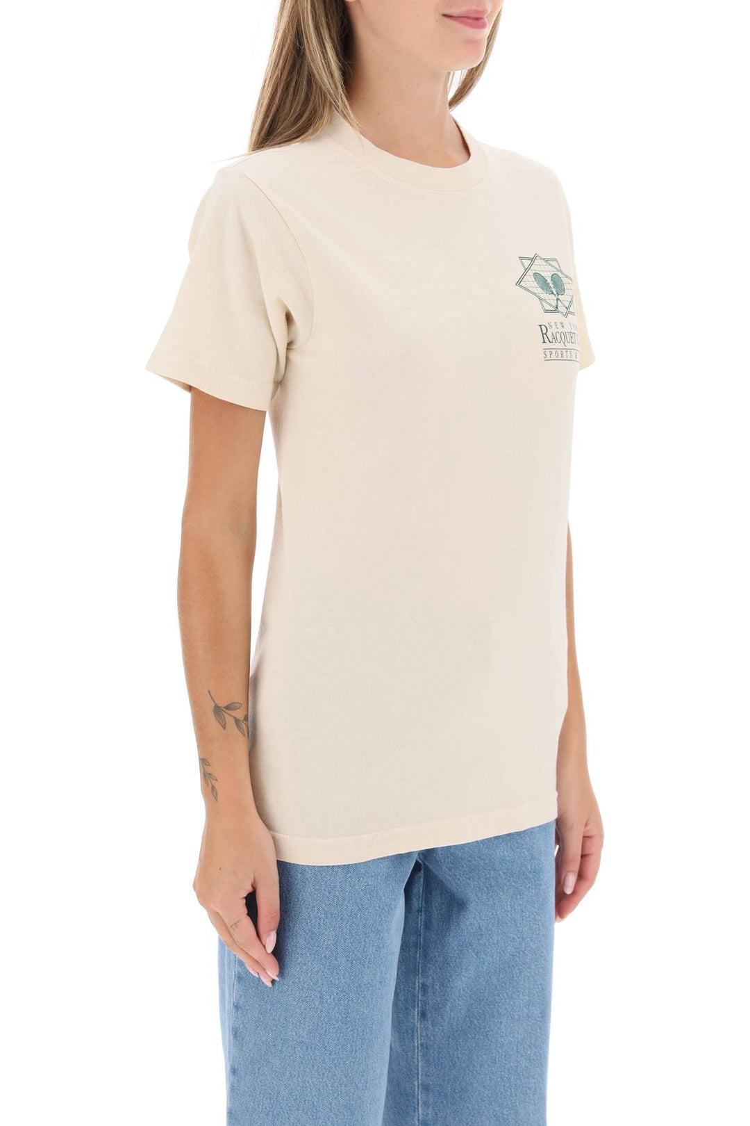 'Ny Racquet Club' T Shirt - Sporty Rich - Women