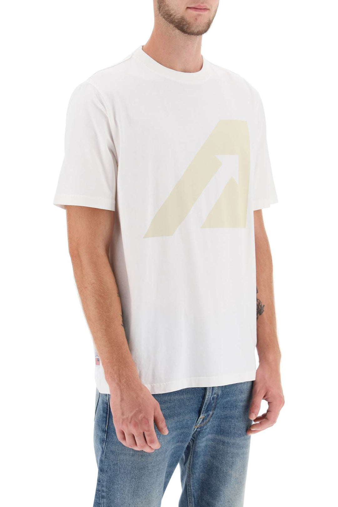 T Shirt With Logo Print - Autry - Men