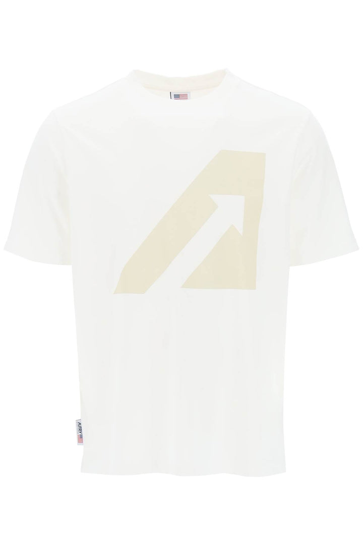 T Shirt With Logo Print - Autry - Men