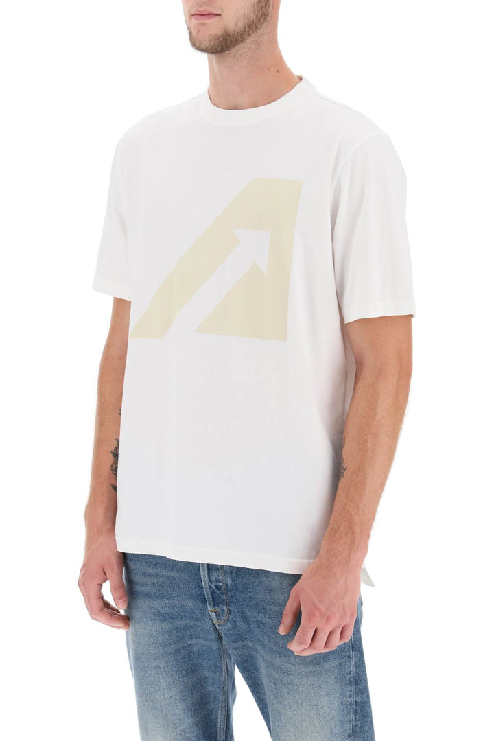 T Shirt With Logo Print - Autry - Men