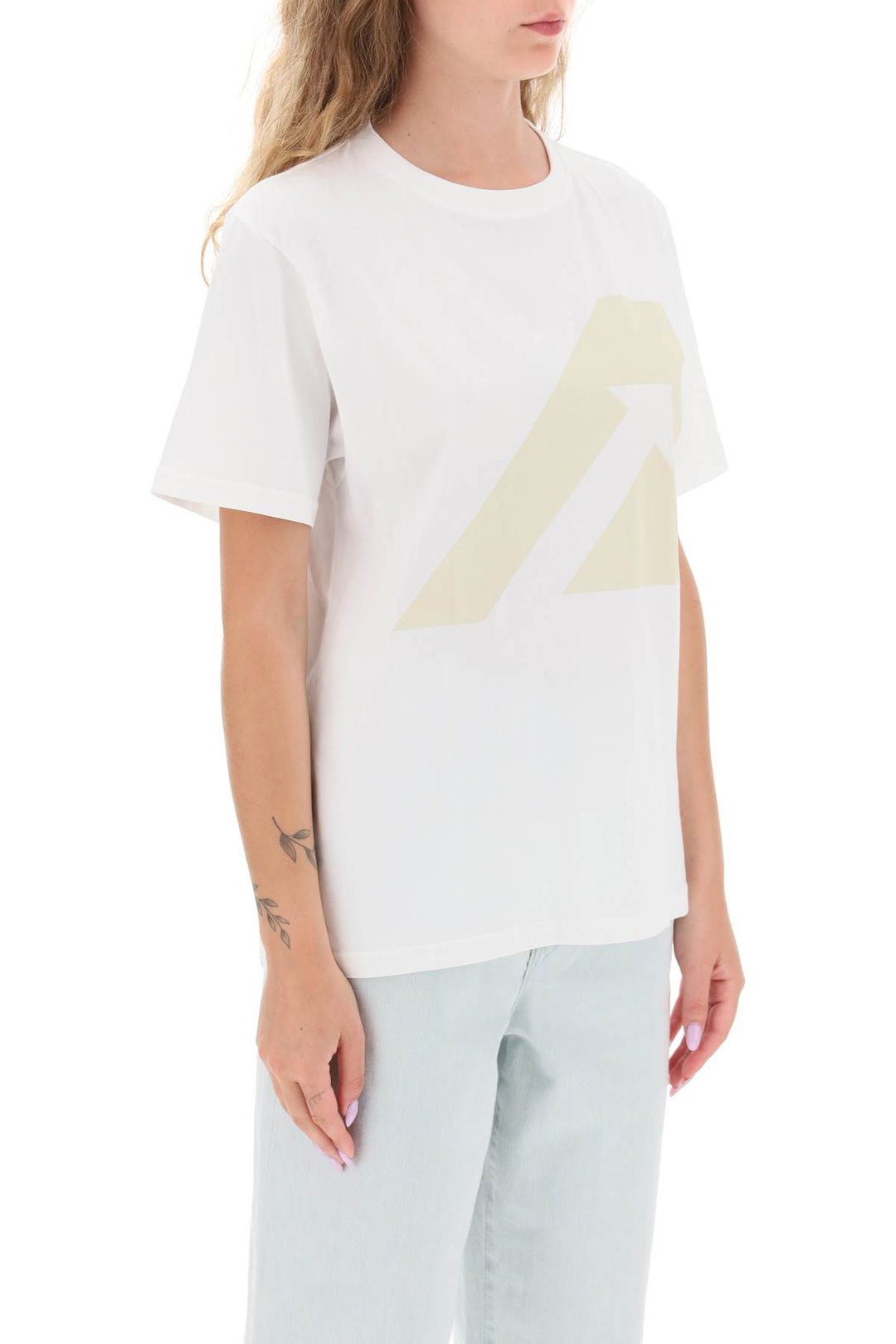 T Shirt With Logo Print - Autry - Women