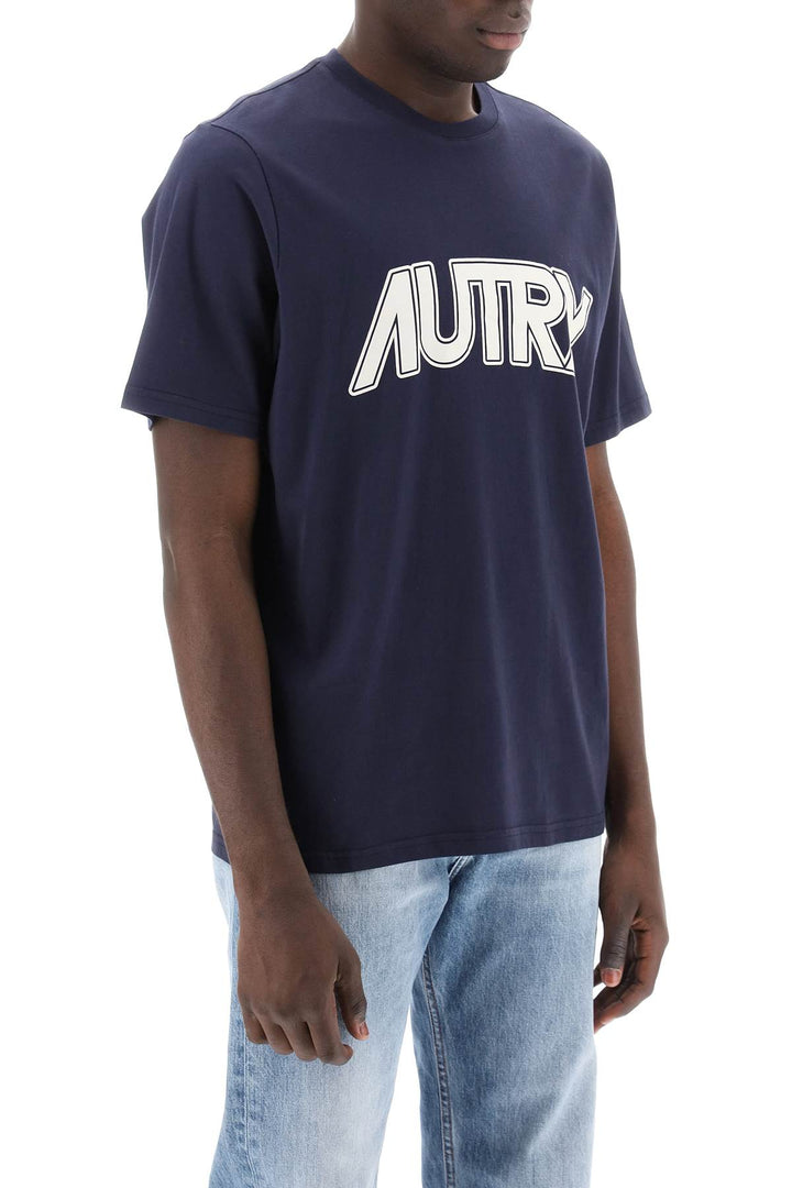 T Shirt With Maxi Logo Print - Autry - Men