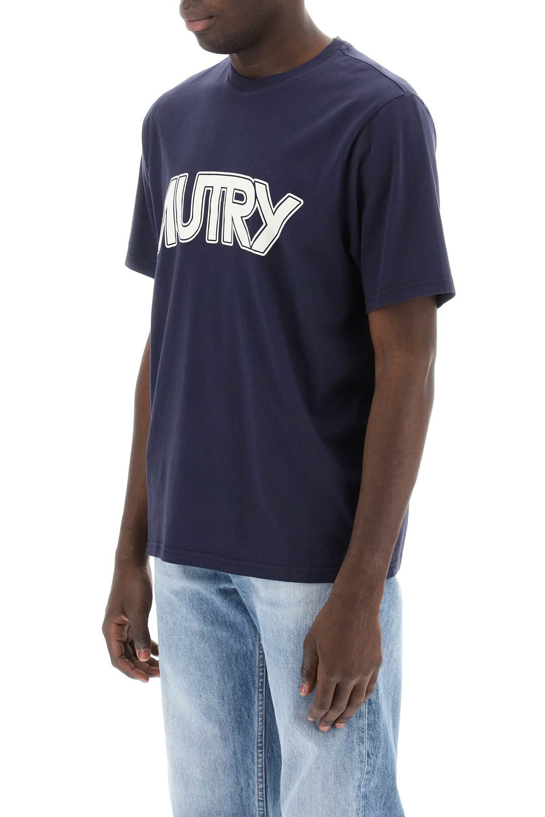 T Shirt With Maxi Logo Print - Autry - Men