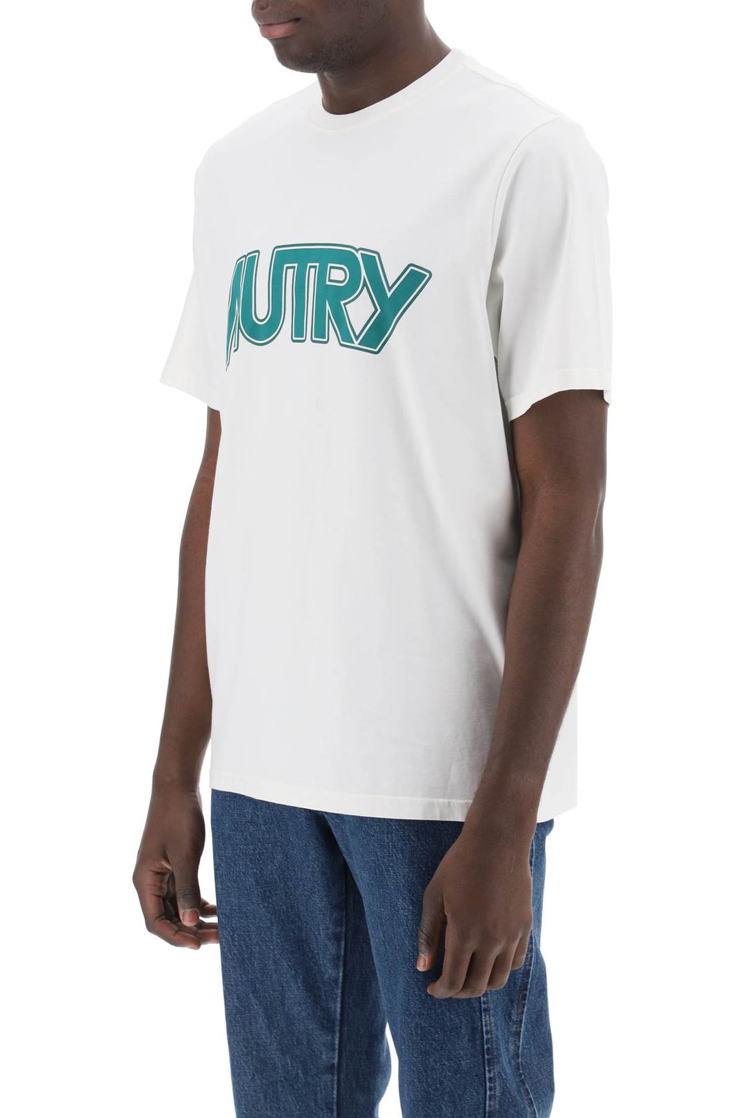 T Shirt With Maxi Logo Print - Autry - Men