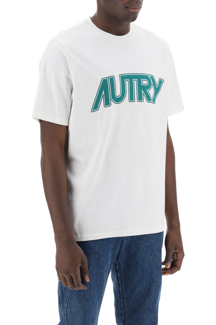 T Shirt With Maxi Logo Print - Autry - Men