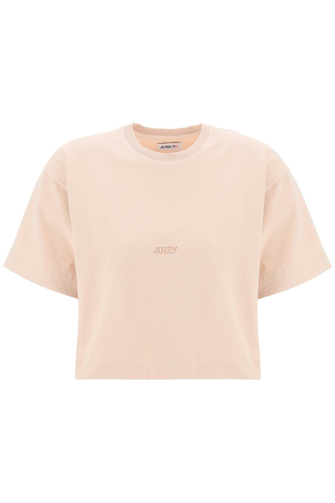 Boxy T Shirt With Debossed Logo - Autry - Women