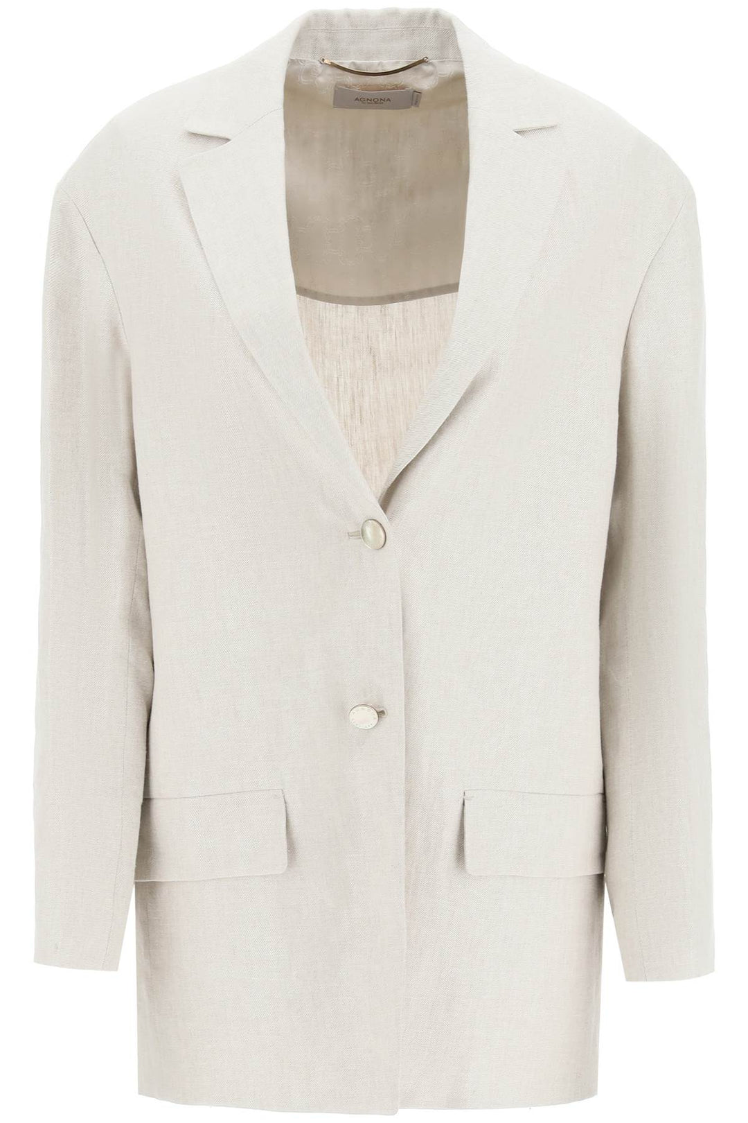 Linen Blazer - Agnona - Women