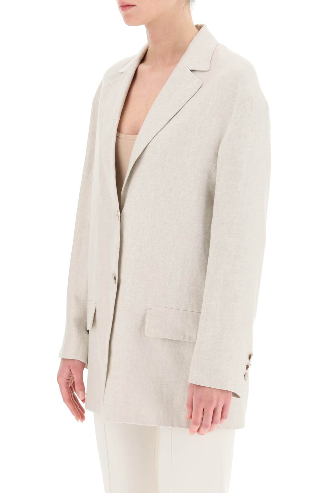 Linen Blazer - Agnona - Women