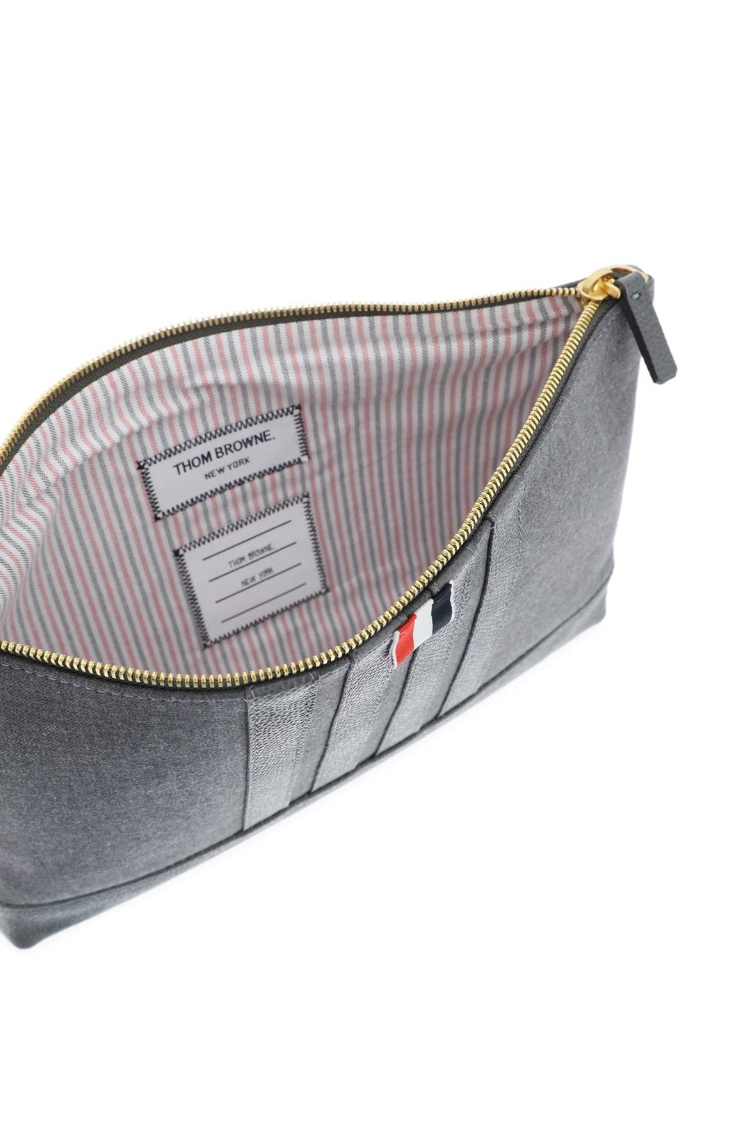 Wool 4 Bar Pouch - Thom Browne - Men