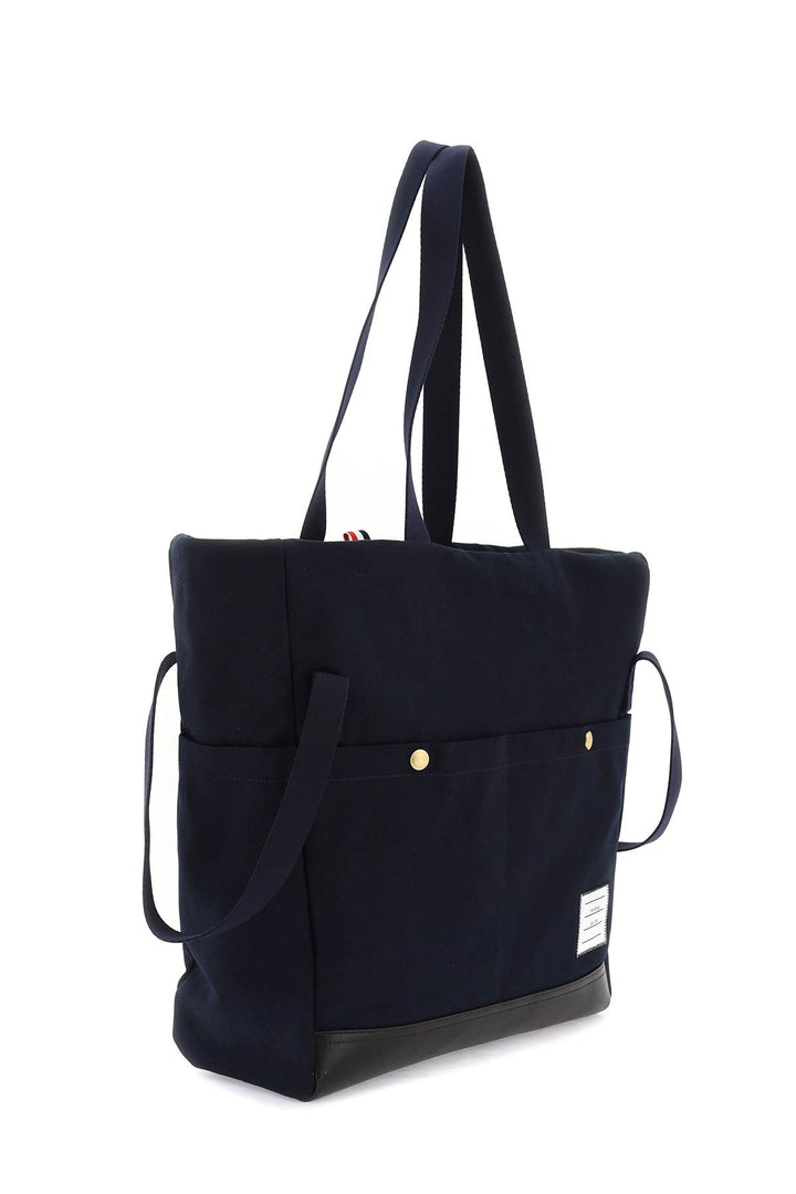 Borsa Tote In Tela - Thom Browne - Men