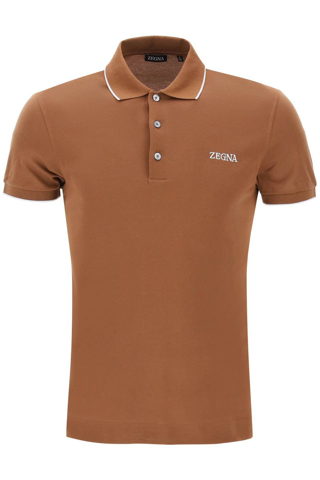 Polo Shirt In Stretch Cotton Piquet - Zegna - Men