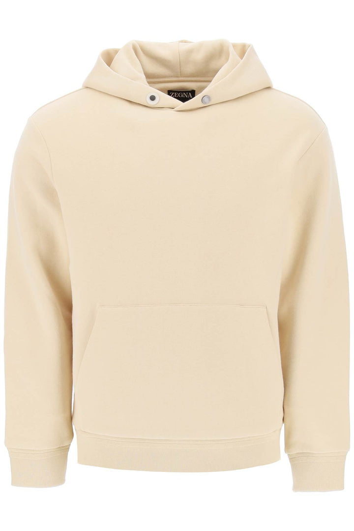 Cotton And Cashmere Hoodie - Zegna - Men