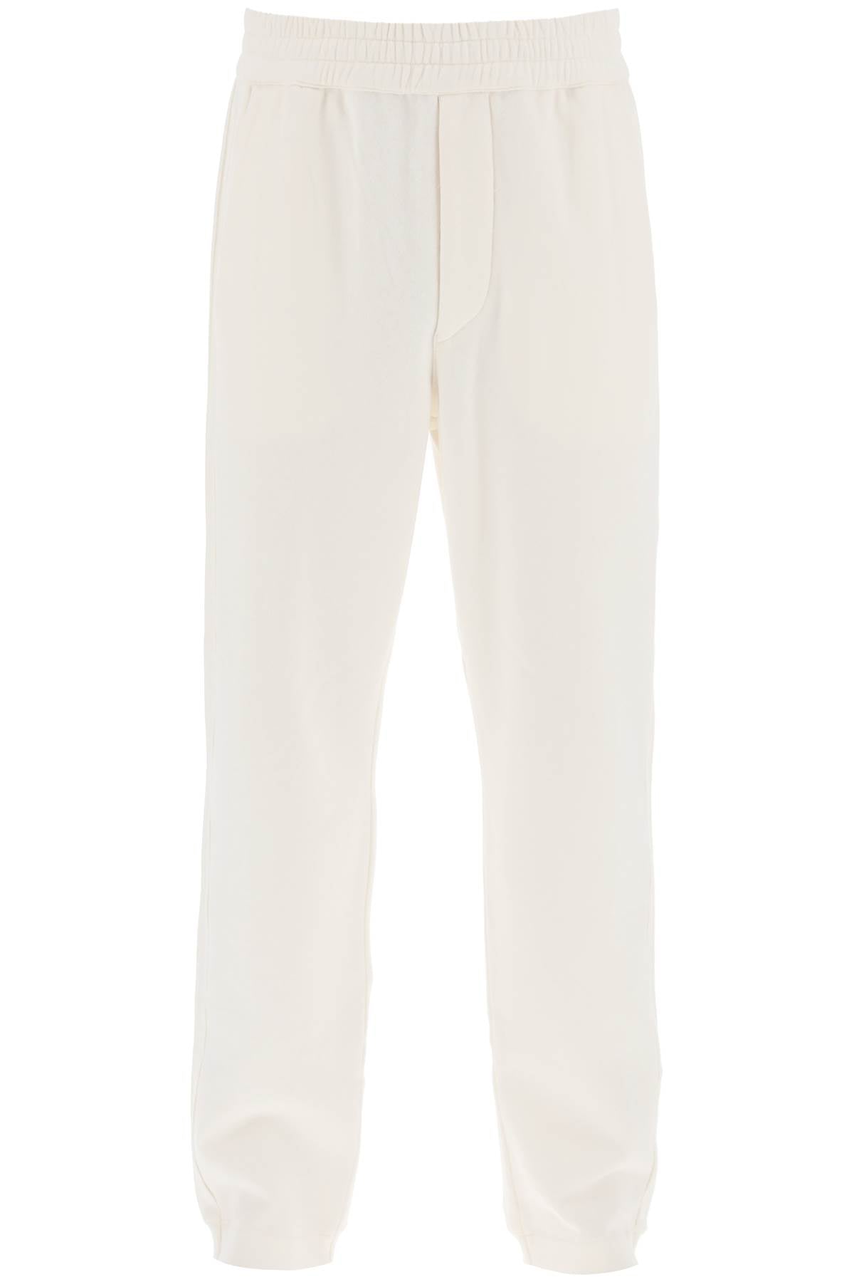 Zegna Pocket Cotton Track Pants In White