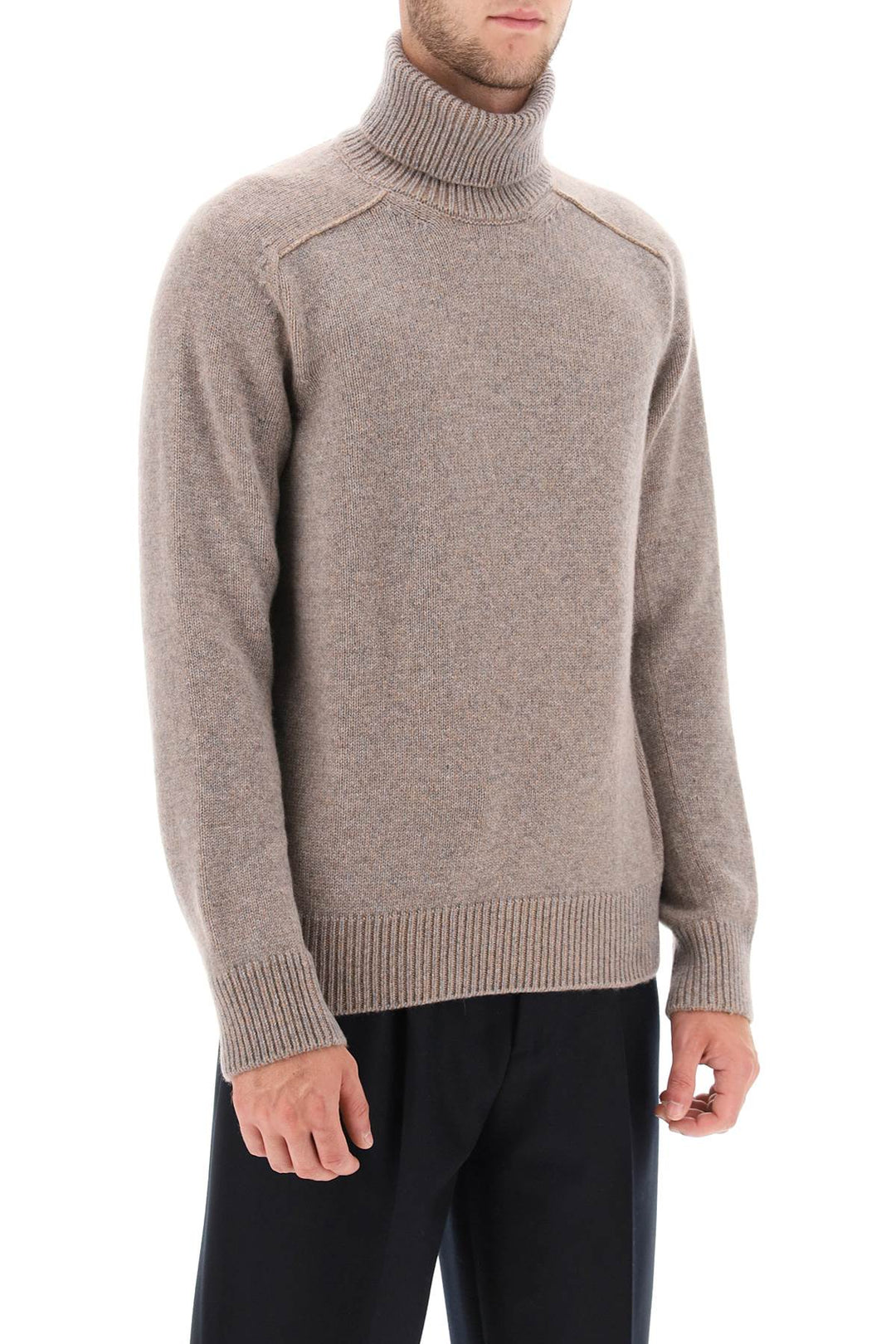 Turtleneck Sweater In Cashmere - Zegna - Men