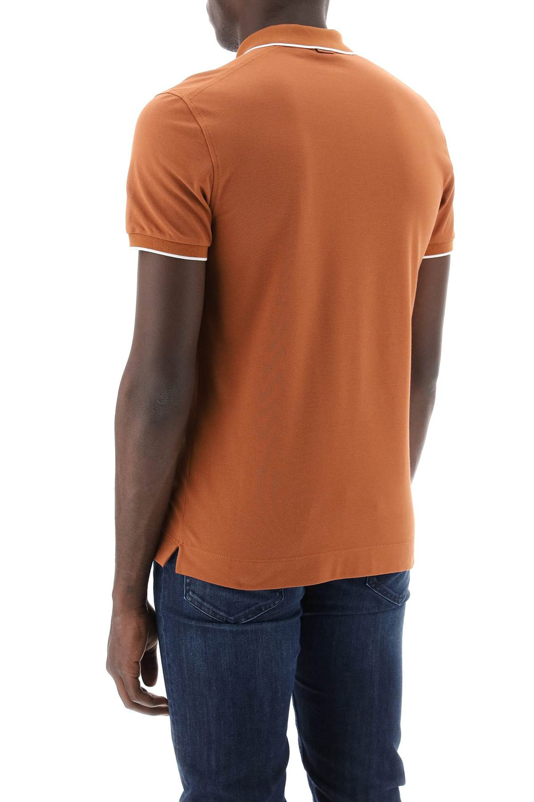 Slim Fit Polo Shirt In Stretch Cotton - Zegna - Men