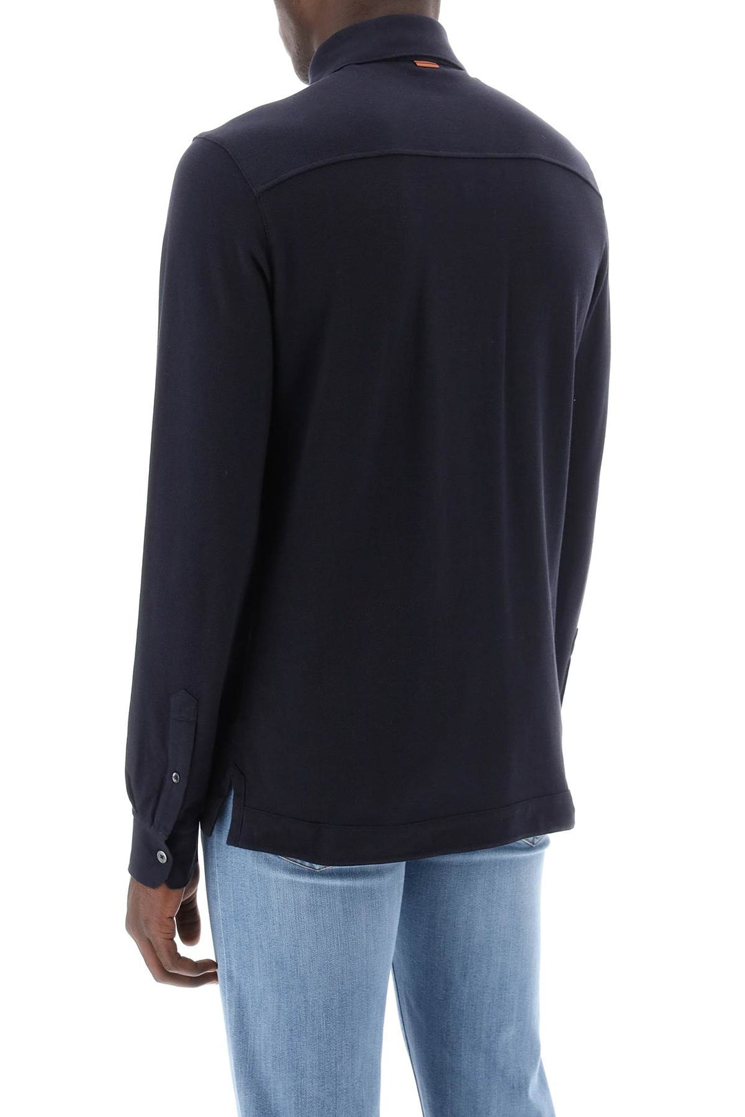 Long Sleeved Polo Shirt - Zegna - Men