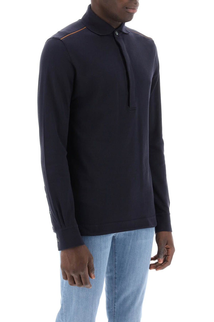 Long Sleeved Polo Shirt - Zegna - Men