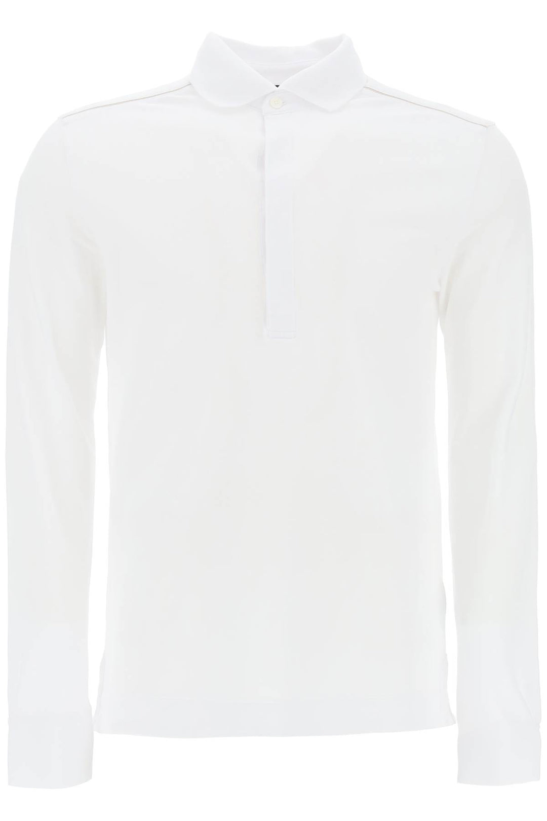 Long Sleeved Polo Shirt - Zegna - Men