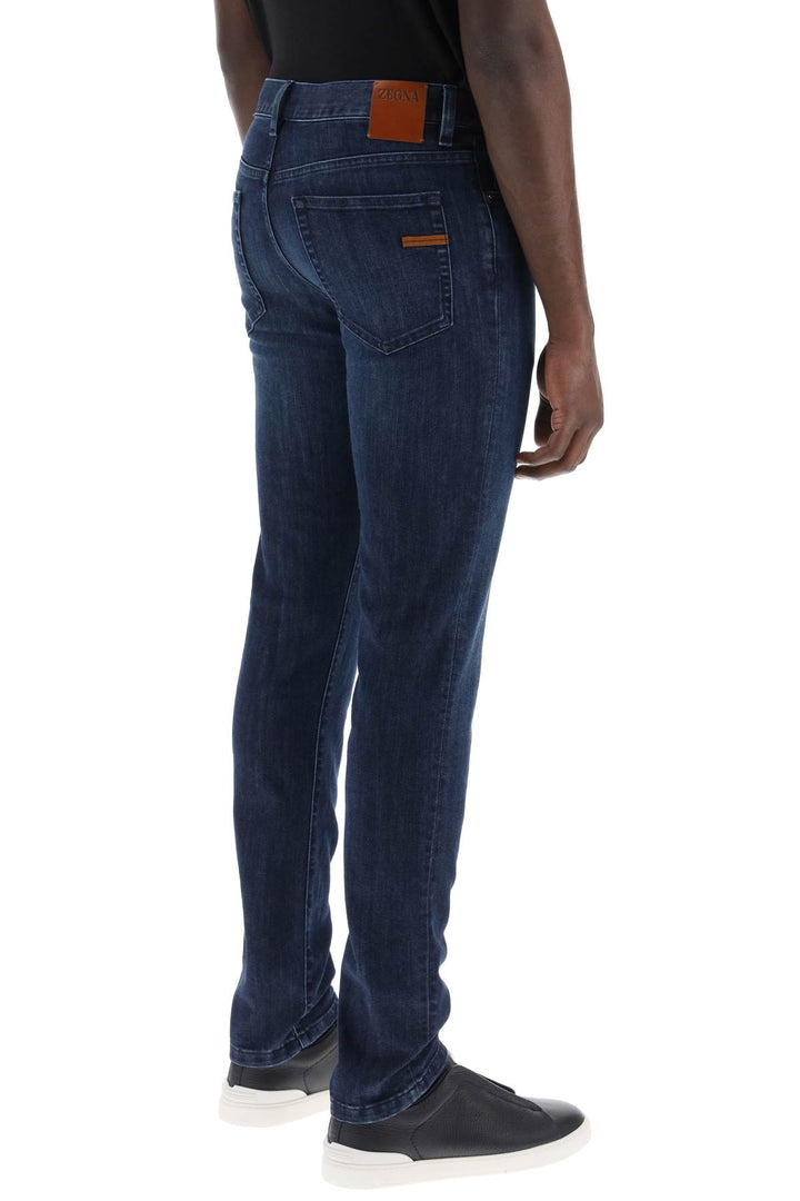 Slim Fit Jeans In Stretch Denim - Zegna - Men