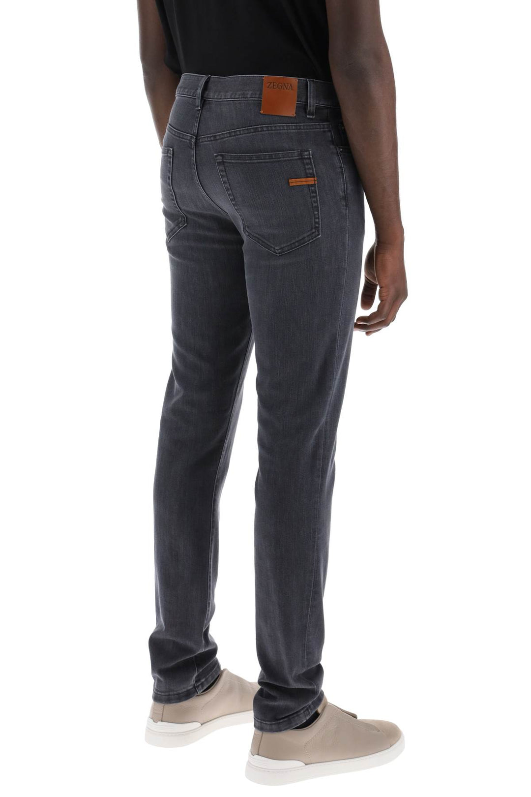 Slim Fit Jeans In Stretch Denim - Zegna - Men