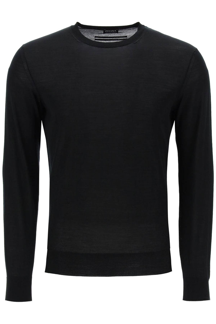 Crew Neck Sweater In Pure Wool - Zegna - Men