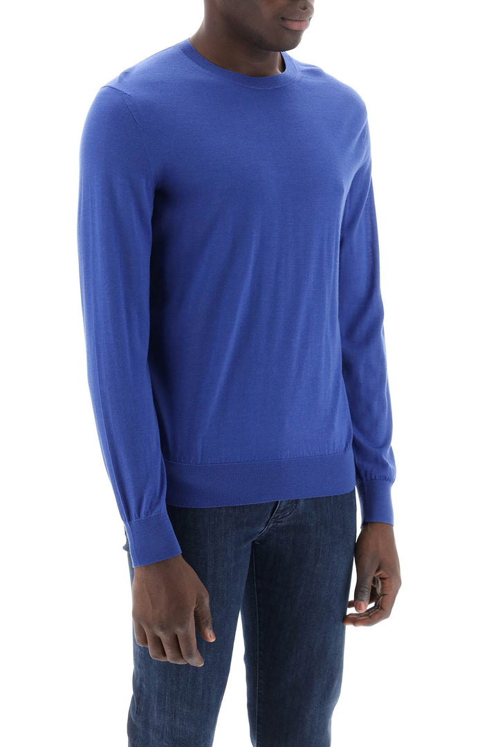 Crew Neck Sweater In Pure Wool - Zegna - Men