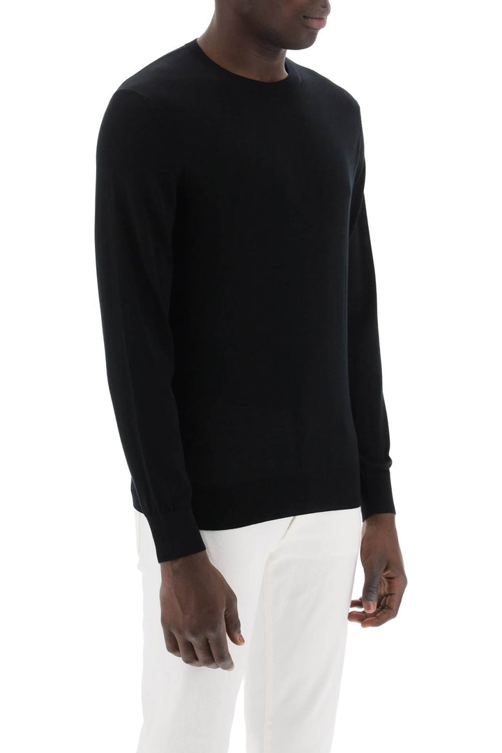 Crew Neck Sweater In Pure Wool - Zegna - Men