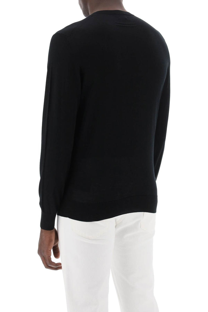 Crew Neck Sweater In Pure Wool - Zegna - Men